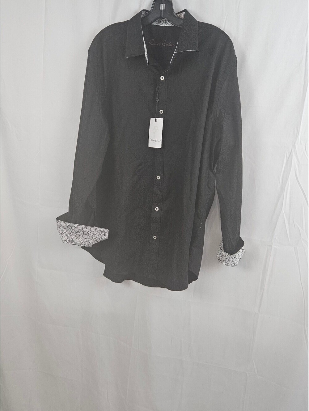 Robert Graham Men's 2XL Black Button-Up Shirt NWT
